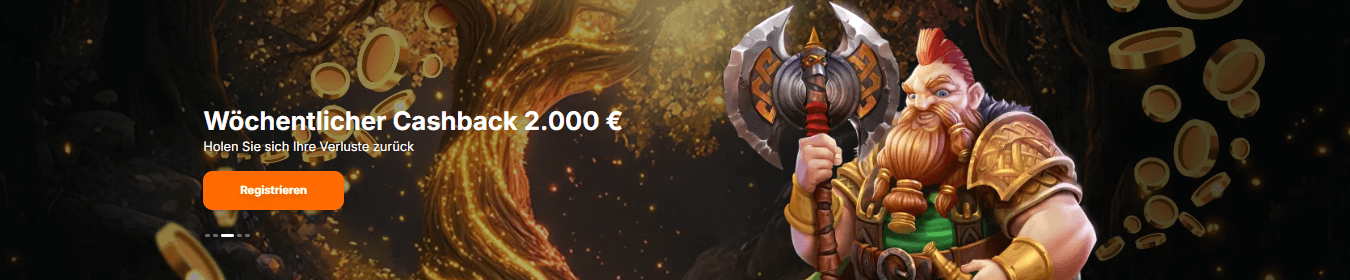 HitnSpin Cashback Bonus wöchentlich für deutsche Spieler 2026